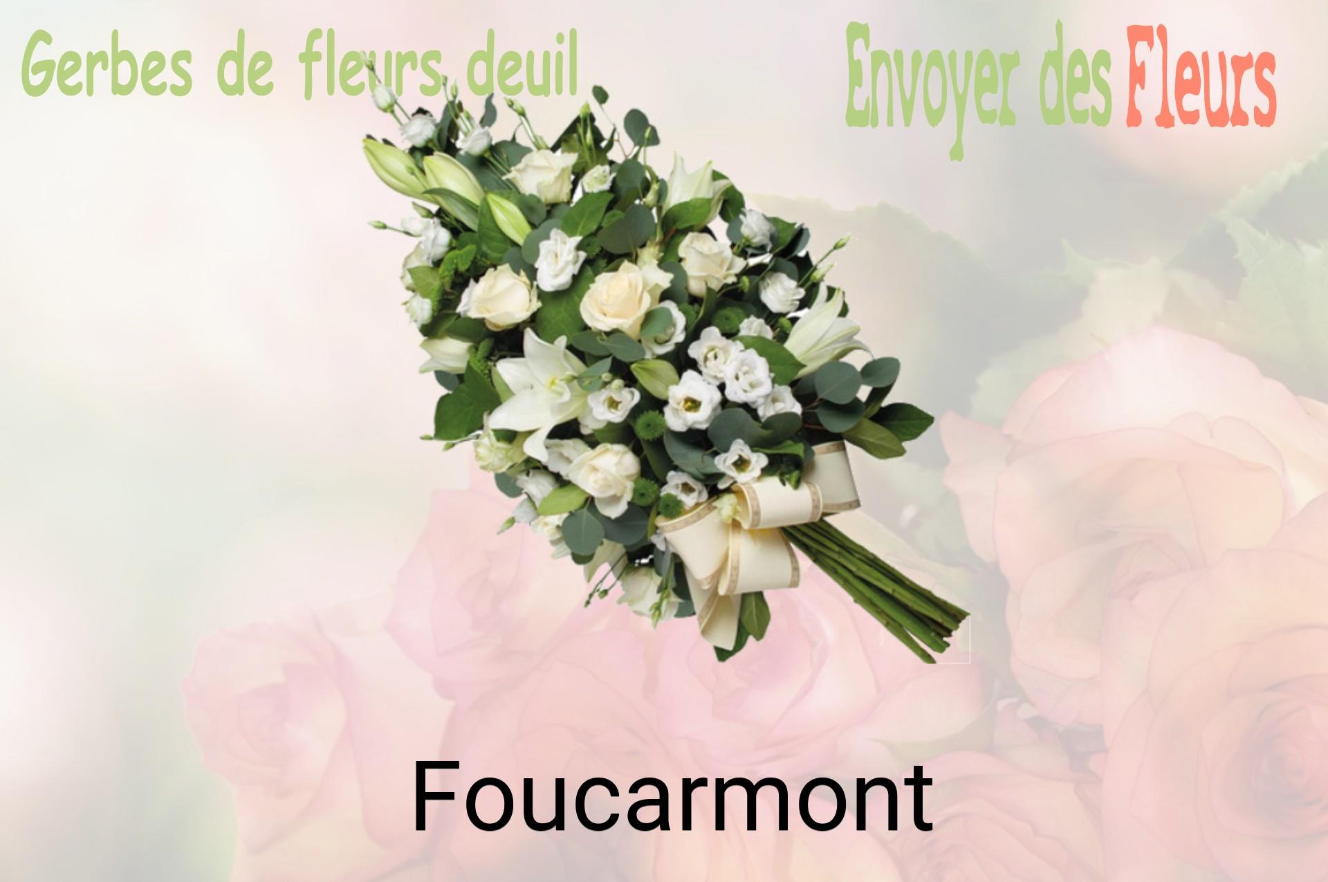 Gerbe de fleurs de deuil livrée à Foucarmont